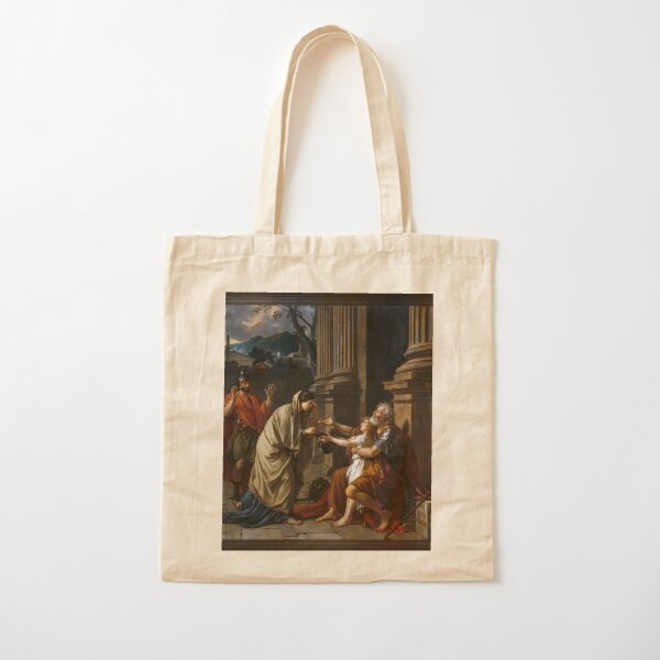 Belisarius by Jacques Louis David Cotton Tote Bag