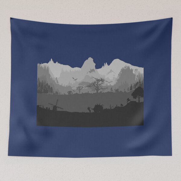 Item preview, WITCHERSCAPE (7 Layers, Navy Sky) designed and sold by Arbitrarily Awesome.
