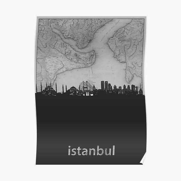 istanbul skyline Poster