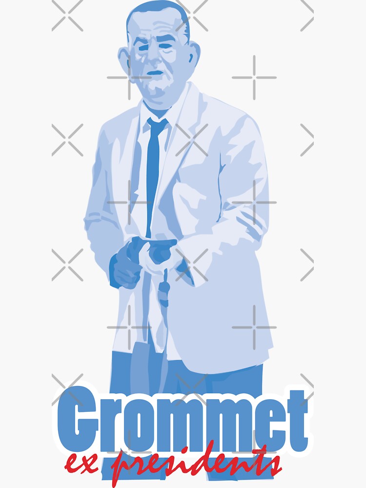 Grommet - ex presidents "Lyndon B. Johnson" by mayerarts