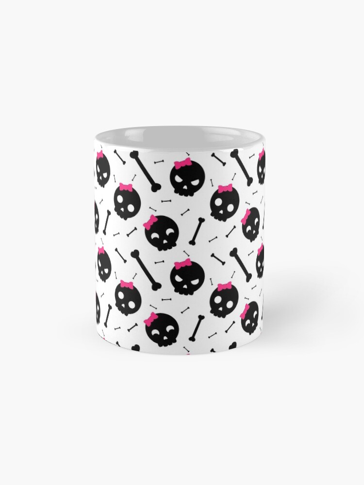 Alternate view of Girly skulls, skulls skulls... and bones Mug