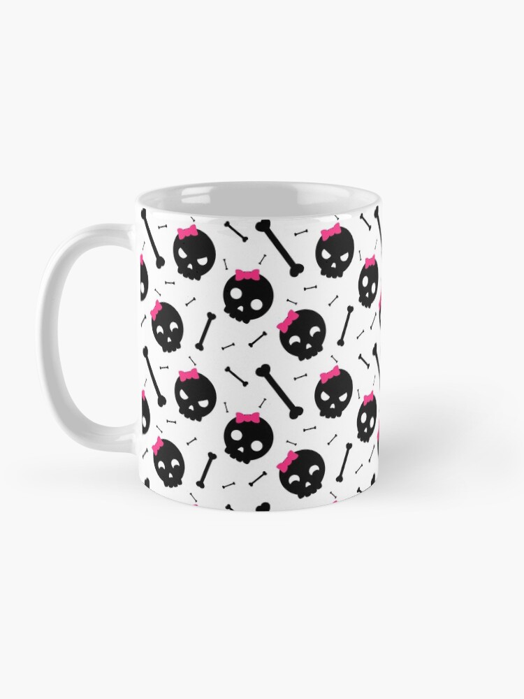 Alternate view of Girly skulls, skulls skulls... and bones Mug