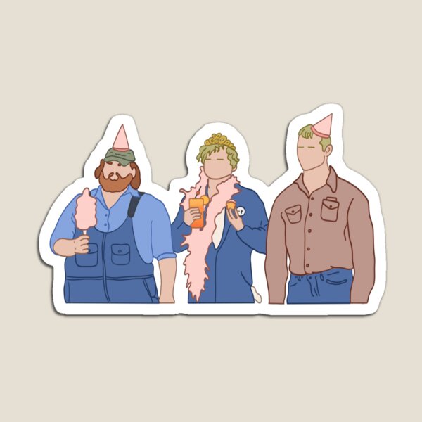 Daryl's Super Soft Birthday Party Magnet