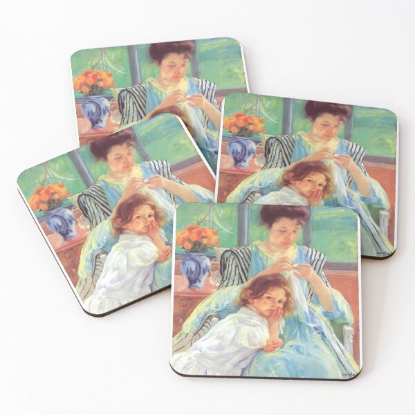 Item preview, Mother and child vintage painting - mary cassatt  designed and sold by Vintage Designs +.
