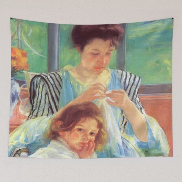 Item preview, Mother and child vintage painting - mary cassatt  designed and sold by Vintage Designs +.