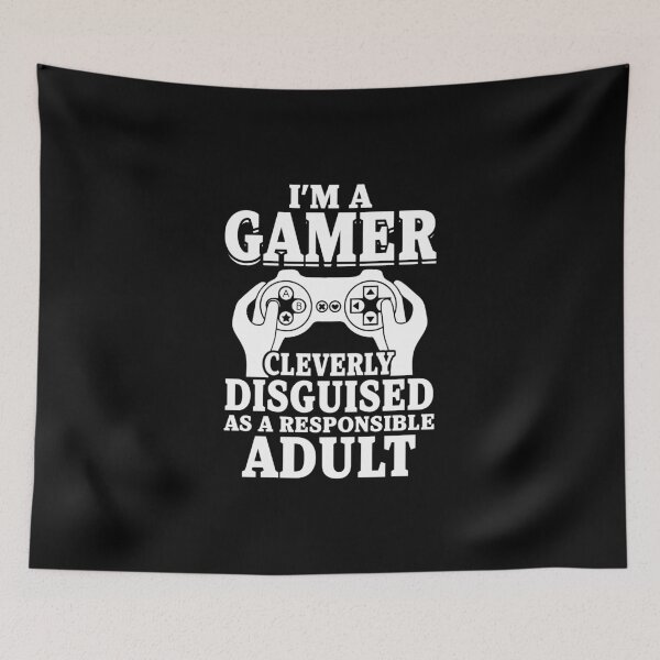 Item preview, Gamer Cleverly Disguised As A Responsible Adult designed and sold by ThreadsNouveau.