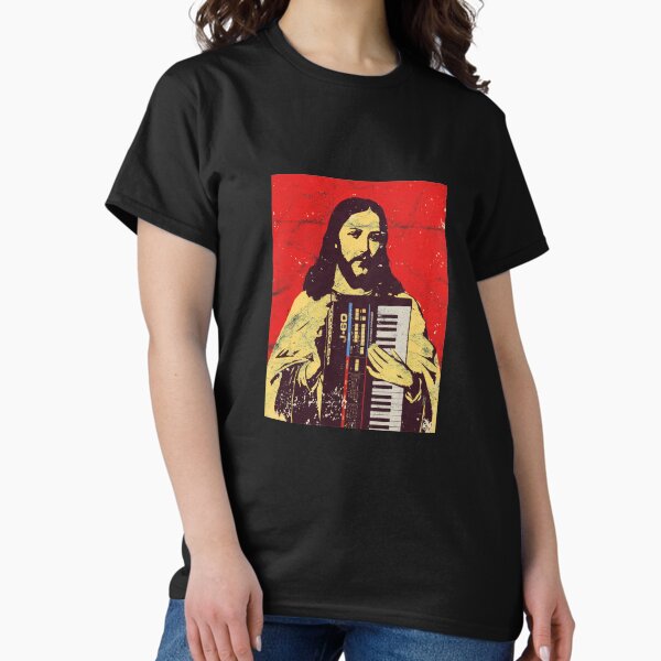 Item preview, Vintage Holy Synthesizer Analog - Jesus Synth Nerd design designed and sold by A-Fashion.