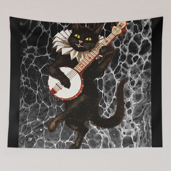 Item preview, Banjo Cat designed and sold by AbrorschachArt.
