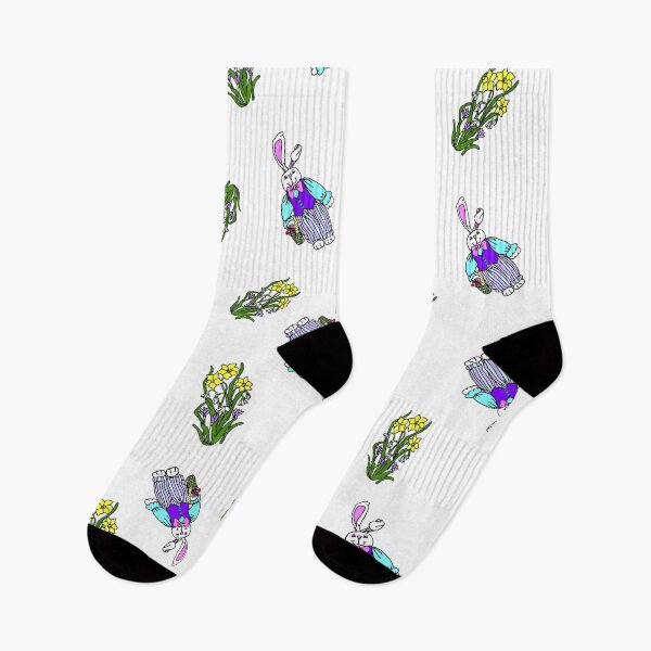 Item preview, Easter Bunnies and Daffodil Flowers designed and sold by imphavok.