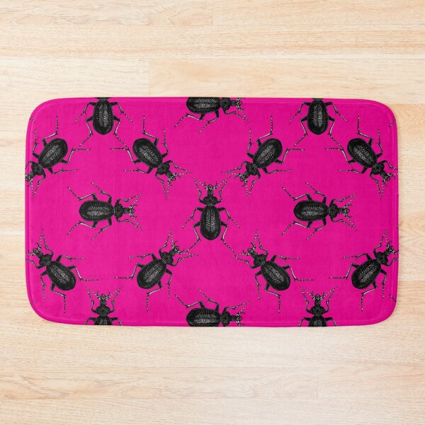 Item preview, Beetle - pattern on vivid pink designed and sold by FK-UK.
