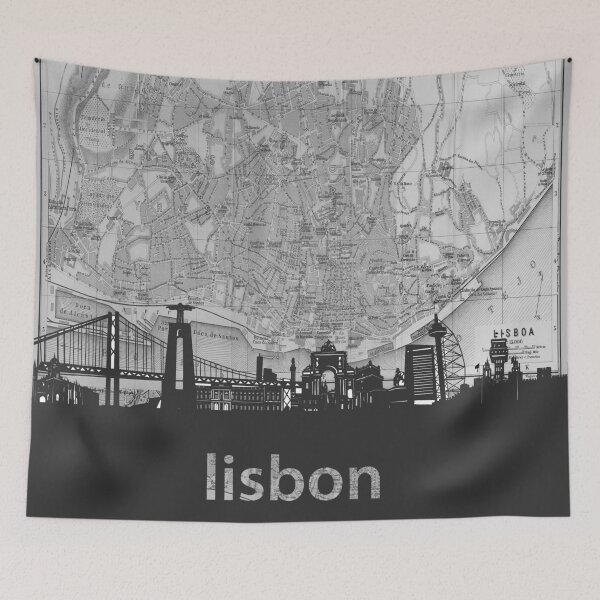 Item preview, lisbon skyline designed and sold by BekimART.