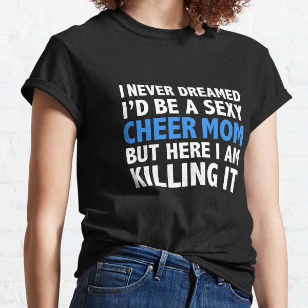 Womens Danger Cheer Mom Will Shout Loudly Rhinestone Bling V-Neck T-Shirt Womens Danger Cheer Mom Will Shout Loudly Rhinestone Bling V-Neck T-Shirt