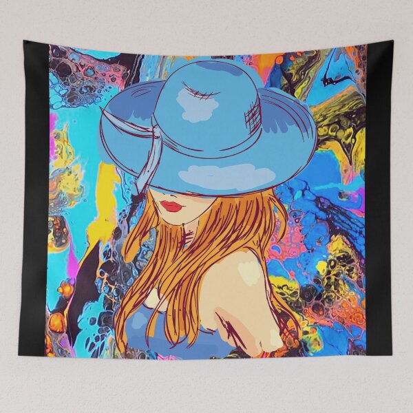 Item preview, The Blue Hat designed and sold by AbrorschachArt.