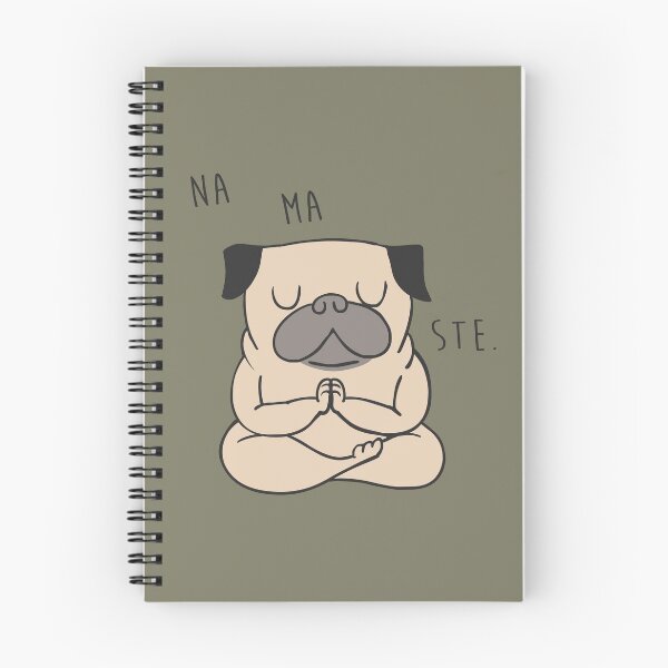 Item preview, Namaste Pug designed and sold by Huebucket.