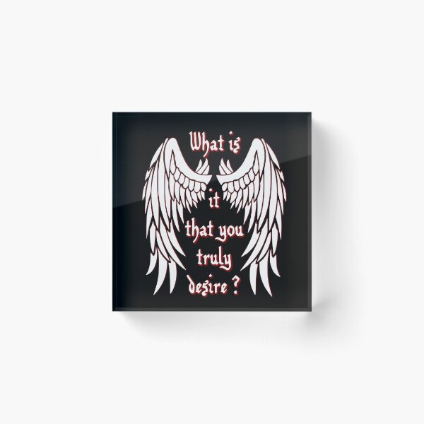 Item preview, What is it that you truly desire? - white designed and sold by KillianIsMyHome.