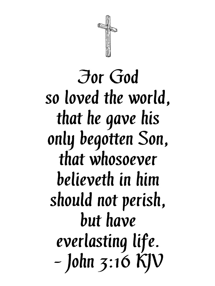 John 3:16 Christian Bible Verse Desktop Wallpapers