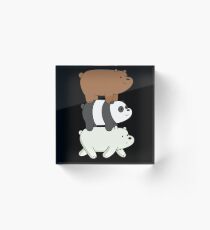 We Bare Bears Acrylic Block