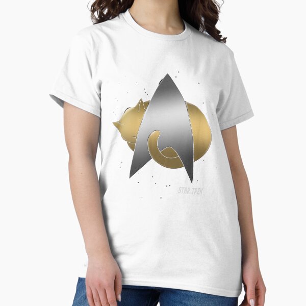 Item preview, Star Trek Next Generation Chrome Cat Starfleet Logo designed and sold by FifthSun.