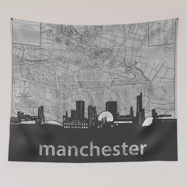 Item preview, manchester skyline designed and sold by BekimART.