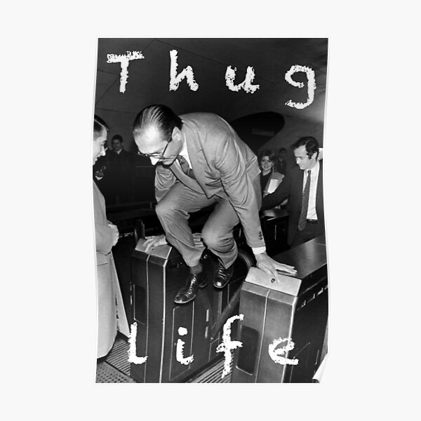 Jacque Chirac Fraudeur Poster