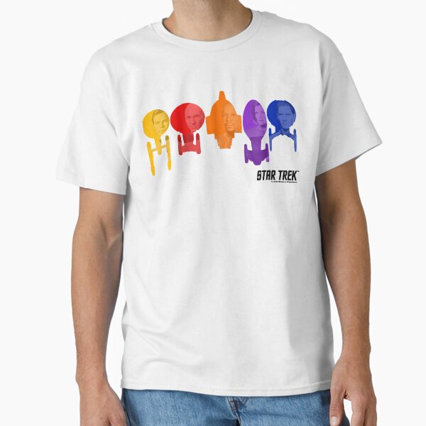 Item preview, Star Trek Rainbow Ship Captain Fill designed and sold by FifthSun.