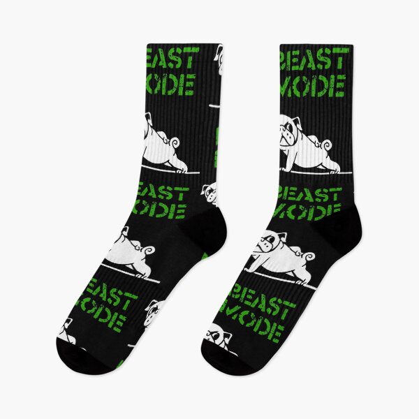 Item preview, Beast Mode Pug  designed and sold by Huebucket.