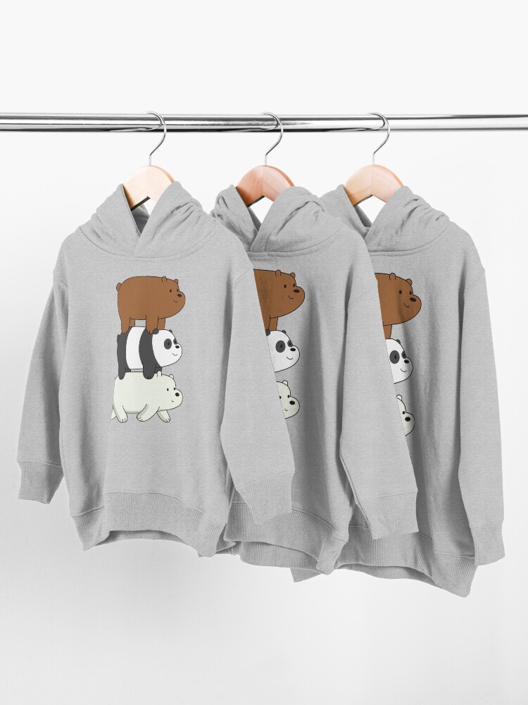 Alternate view of We Bare Bears Toddler Pullover Hoodie
