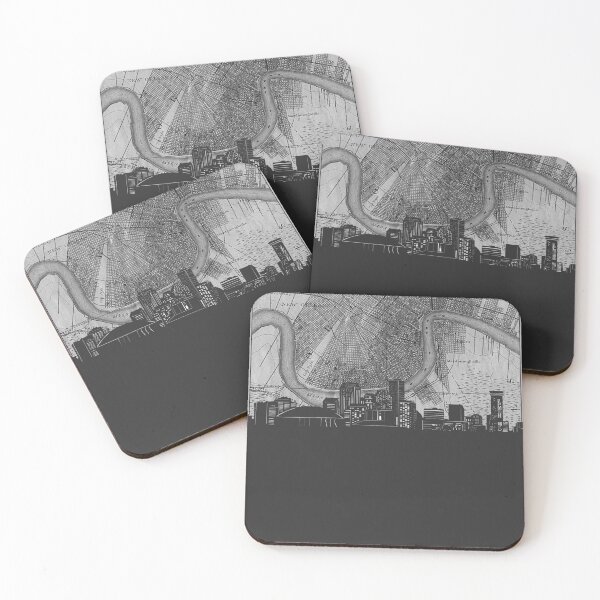 Item preview, new orleans skyline designed and sold by BekimART.