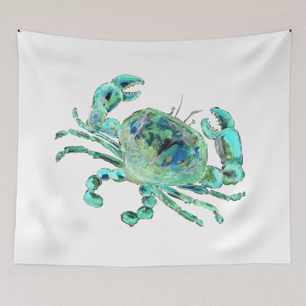 Item preview, Turquoise Space Crab designed and sold by Sebastian Grafmann.