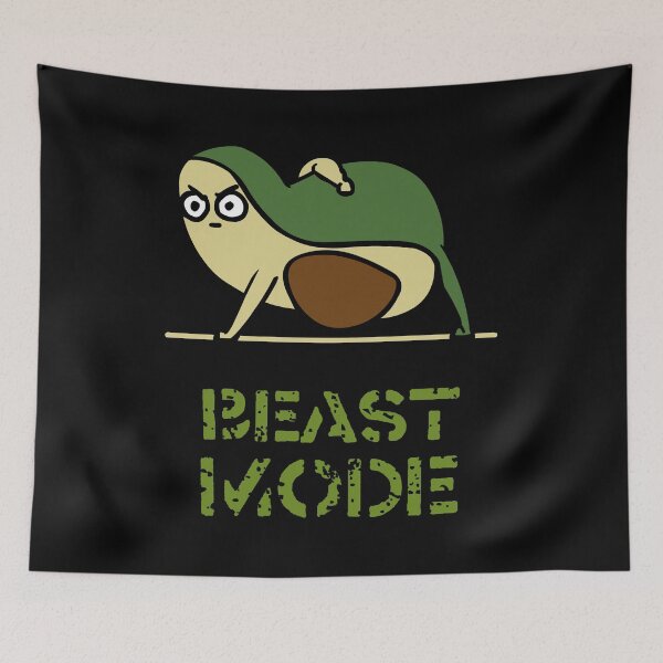 Item preview,  Beast Mode Avocado designed and sold by Huebucket.
