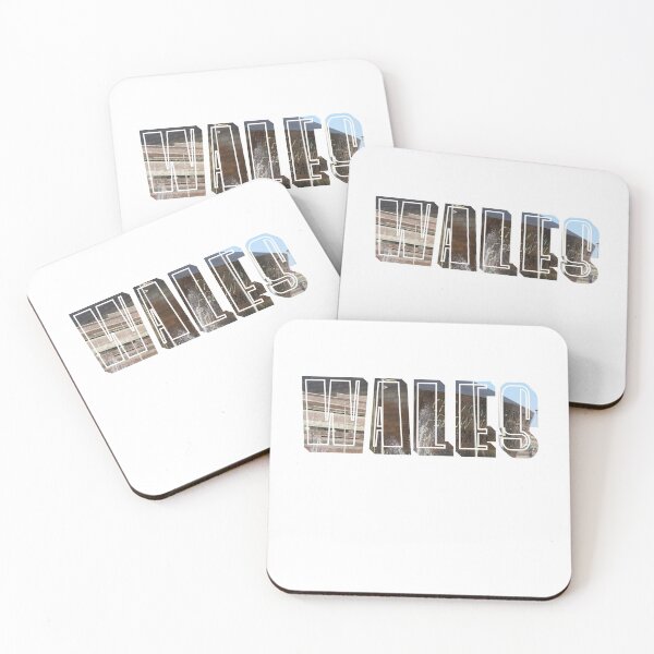 Item preview, Wales word made from landscape - Cardiff bay designed and sold by qlobba.