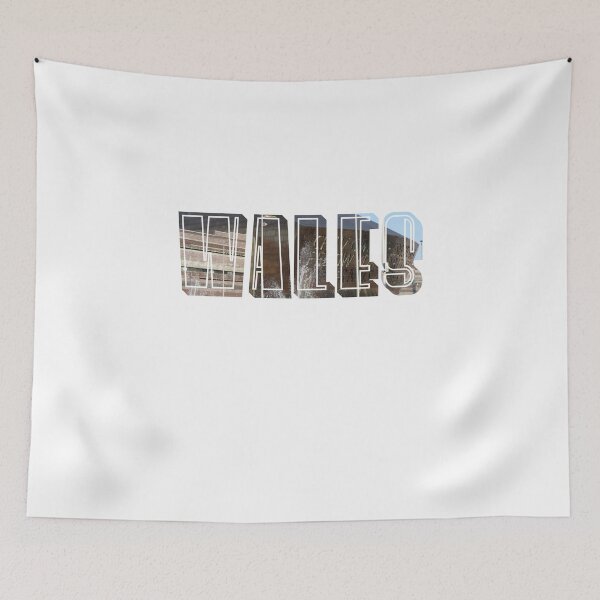 Item preview, Wales word made from landscape - Cardiff bay designed and sold by qlobba.