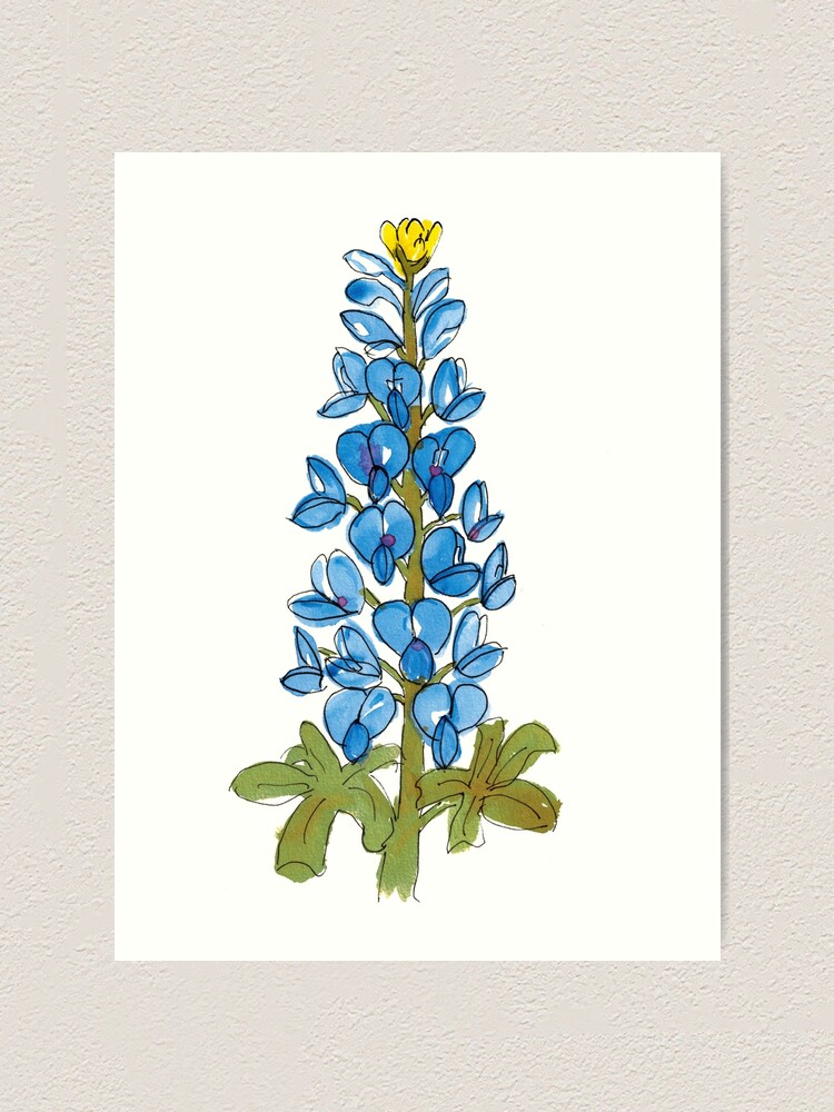 bluebonnet art Home Sweet Home Printable Texas Printable Texas Bluebonnet print Wall Art Print Texas Wall Art Bluebonnet Texas Print