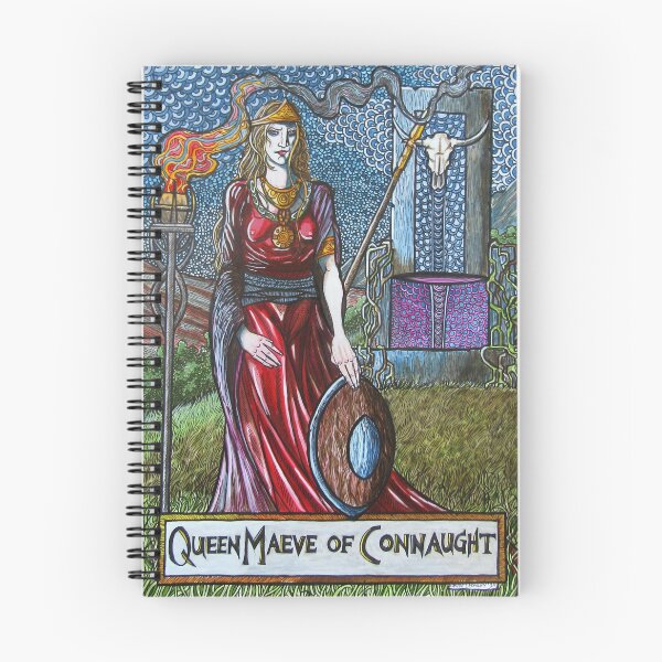 Aperçu de l'œuvre Stylo technique Queen Maeve of Connaught (commission), marqueur à pinceau, encre acrylique sur papier Bristol 42 x 29,7 cm créée et vendue par crowleyronan123.