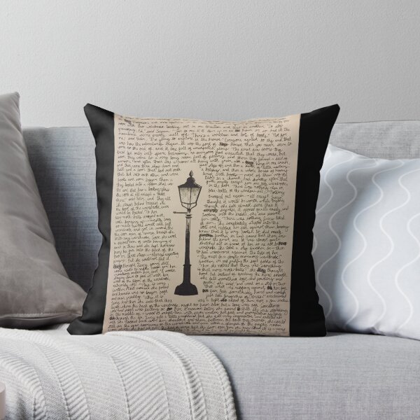 The Lamp Post Throw Pillow