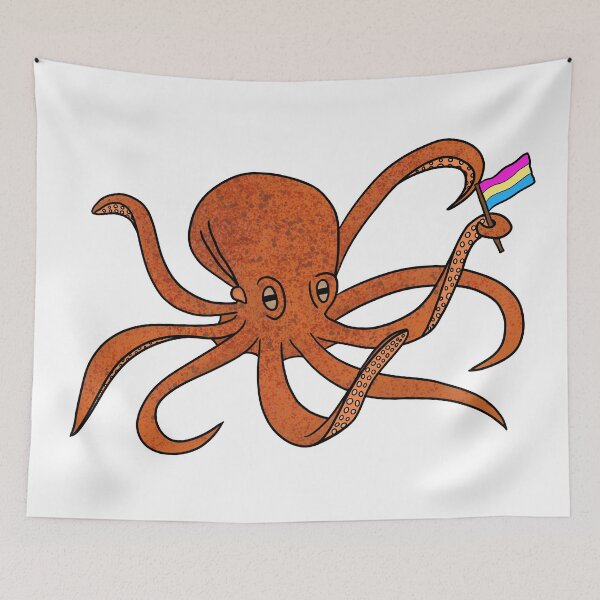 Item preview, Pan Pride Octopus designed and sold by calenca.