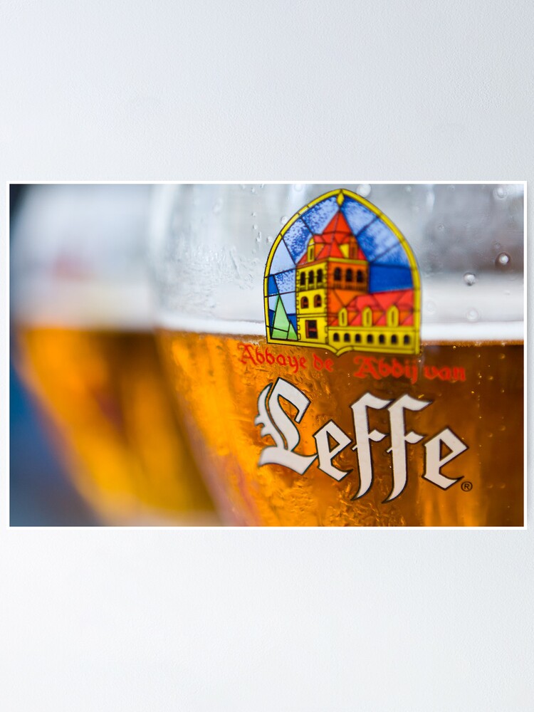 Leffe Blond Poster By Lazerface Redbubble