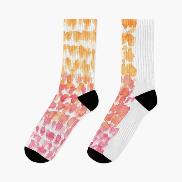 Item preview, Orange and Red Watercolor Brushstrokes designed and sold by Rachael Martin.