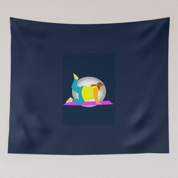 Item preview, Yoga on the moon designed and sold by milenarussell.