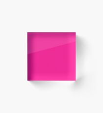 Deeppink Acrylic Block