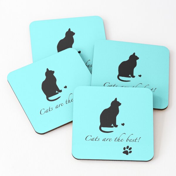 Item preview, Gift Idea "Cats are the best!" designed and sold by Katja LebenFreude.