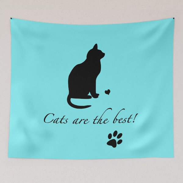 Artikelvorschau, Geschenkidee "Cats are the best!" entworfen und verkauft von Katja LebenFreude.