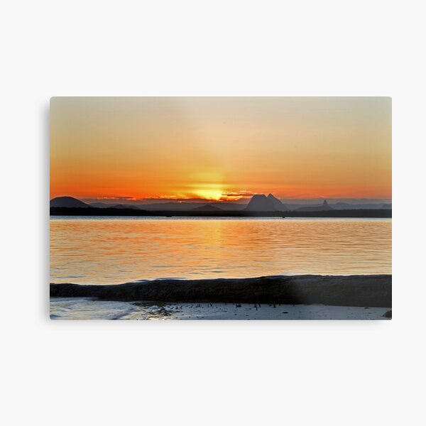 orange view Metal Print