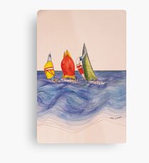 Yachting Metal Print
