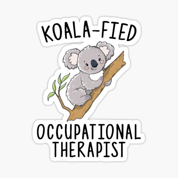 terapia ocupacional Pegatina