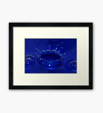 Blue Crown Framed Print