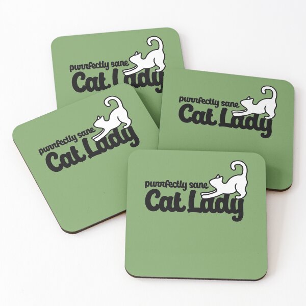 Item preview, Purrfectly sane cat lady  designed and sold by FrictionMaxxing.