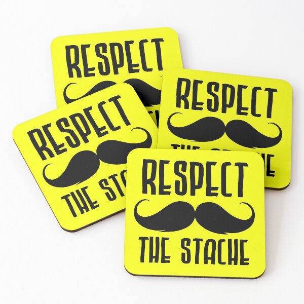 Item preview, Respeta el Stache designed and sold by RAWWR.