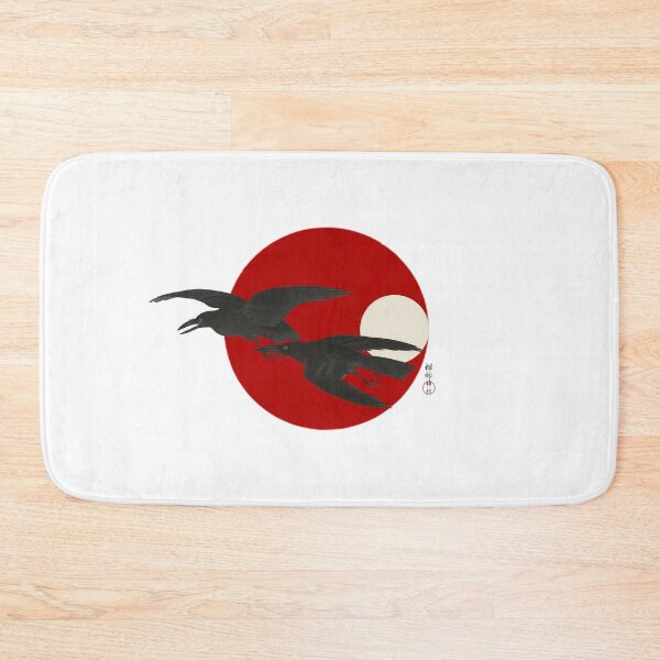 Item preview, Japanese Flag - Crows at Full Moon designed and sold by weavernap.