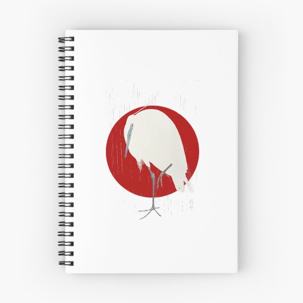 Item preview, Japanese Flag - Egret in the Rain designed and sold by weavernap.
